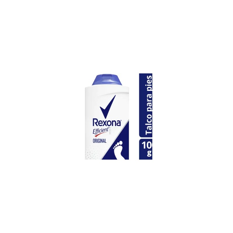 Talco Desodorante para Pies Rexona Efficient Original 100g.