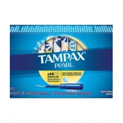 Tampones Tampax Pearl Regular Absorbentes 8 Unidades