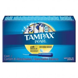 Tampones Tampax Pearl Regular Absorbentes 8 Unidades