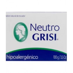 Neutro Grisi Jabón Natural de Tocador Hipoalergénico