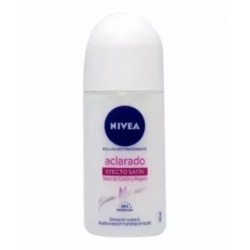 Nivea Desodorante Aclarado Natural Efecto Satín  Roll On 50mL.