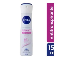 Nivea Desodorante en Spray Aclarado Efecto Satín 150mL.