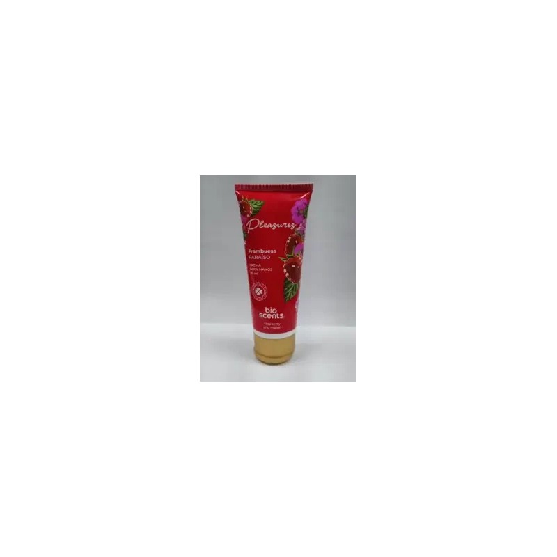 Crema Para Manos Frambuesa Paraiso 70mL. Bio Scents