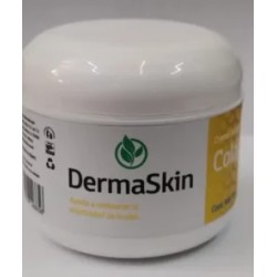 Derma Skin Crema facial adicionada con Colágeno tarro con 120g.