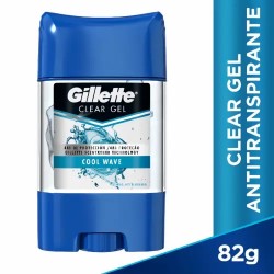 Gillette Desodorante en Gel 48 horas Cool Wave 82g.