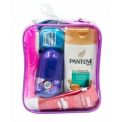 Kit Walfort de Viaje Para Dama Bolsa Reusable 5 piezas.