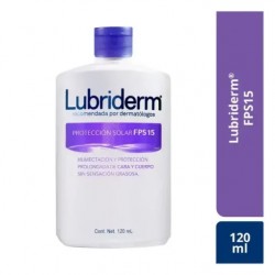 Lubriderm Crema Corporal Protección Solar Uv 15 120 mL.