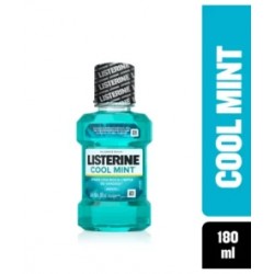 Listerine Antiséptico Enjuague Bucal Cool Mint 180 mL.