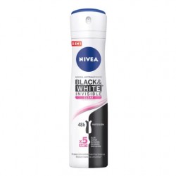 Nivea Antitranspirante Invisible Black & White en Aerosol 48hrs 150 mL.