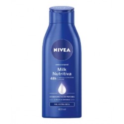 Nivea Crema Corporal Leche Nutritiva para Piel Extra Seca
