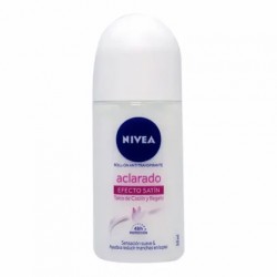 Nivea Desodorante Aclarado Natural Efecto Satín  Roll On 50mL.