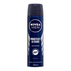 Nivea Men Antitranspirante Protect & Care en Spray 150mL.