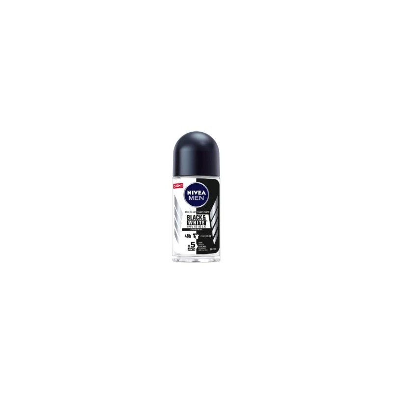 Nivea Men Desodorante Roll On Black & White Invisible