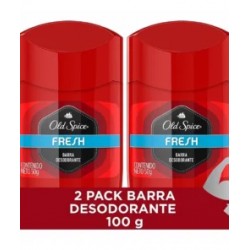 Old Spice Desodorante Fresh en Barra 2 unidades con 50g cada una.