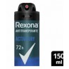 Rexona Antitranspirante en Aerosol Men Active Dry 150 mL.