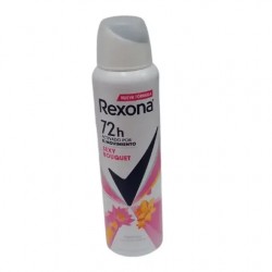 Rexona Sexy desodorante 90g aerosol lata Bouquet Mujer 72 horas.