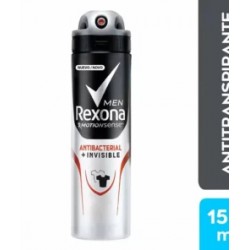Rexona Men Desodorante Antibacterial + Invisible en Spray