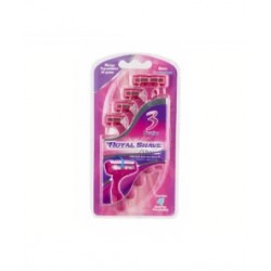 Royal Shave Rastrillo Desechable 3 Navajas Para Mujer 4 Unidades