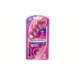 Royal Shave Rastrillo Desechable 3 Navajas Para Mujer 4 Unidades